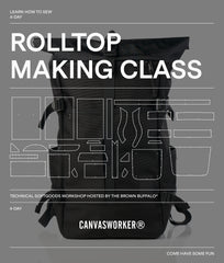 Rolltop Backpack Making Class