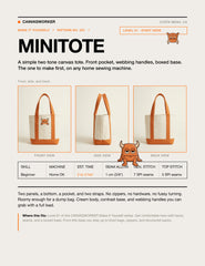 The MINITOTE Pattern- Downloadable PDF