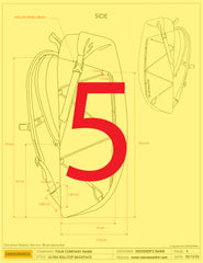 Ultra Rolltop Backpack - TechPack PDF Template